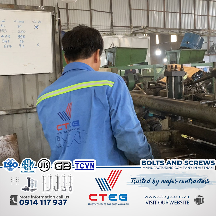Construction bolt manufacturing company in Vietnam 